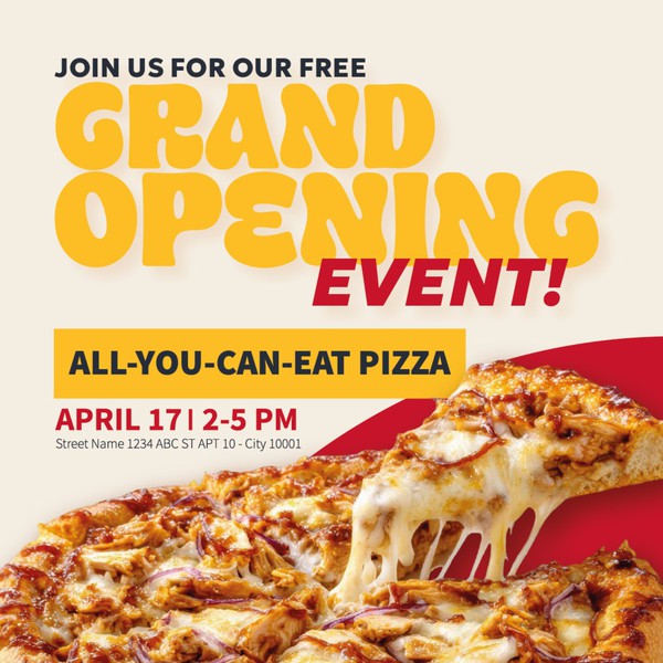 Pizza Restaurant Flyer