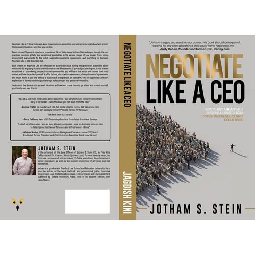 Book Cover for "Negotiate Like a CEO" Design by Aaniyah.ahmed