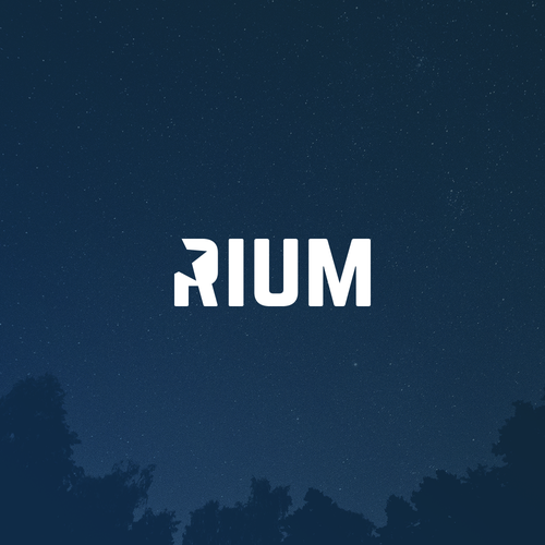 "RIUM社（設立準備中）のために、社名のロゴをデザインしてください。当社はマーケティング分析を通じて、消費者行動をプラネタリウムのように描きだします。フォントはTitilliumをベースに作成してください。" ganador Logotipos por skymaya™