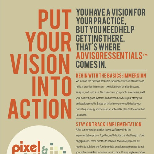 Create a 8.5x11 typographic flyer for Pixel & Type's immersion experience Réalisé par Hamza Shaikh