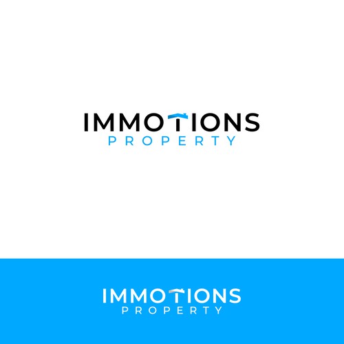 Logo IMMOTIONS PROPERTY Design by Dinaw_Studio