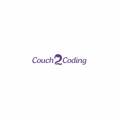 Subtly feminine and fun logo for coding novices Design by villyzm