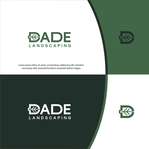 new high end landscaping company Design by VSEVEN_1905