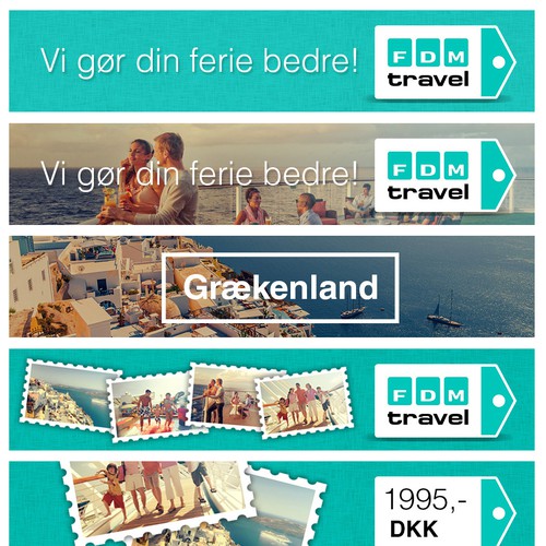 LIVELY RETRO TRAVEL-POSTER INSPIRED BANNER DESIGN Design by mt D e s i g n ™