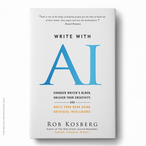 Simple, clean book cover needed for WSJ Author's new book Design by Klassic Designs