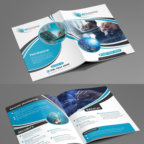 BZ Technology Brochure Contest Design by idea@Dotcom