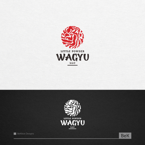 Wagyu Beef and Cattle Logo Promo Design by beklitos