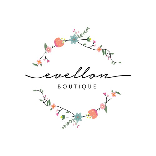 EVELLON - Nashville retro-country boutique needs a fancy logo Diseño de designdazzle