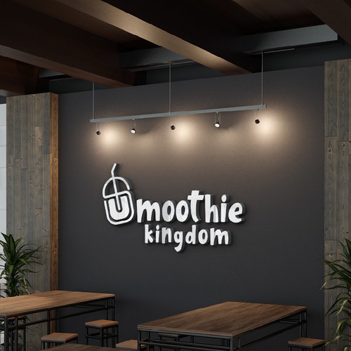 Logo for New Restaurant: Smoothie Kingdom Diseño de Itsanidesign