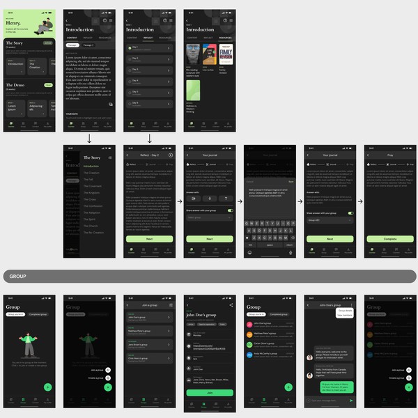 Redesign a Bible learning app