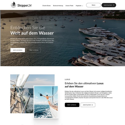 Web page design contest entry by dhery