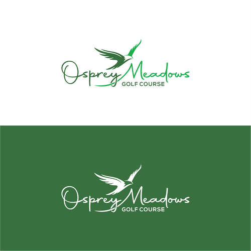 Golf Course Logo - Osprey Meadows Golf Course at Tamarack Design by onestep designs