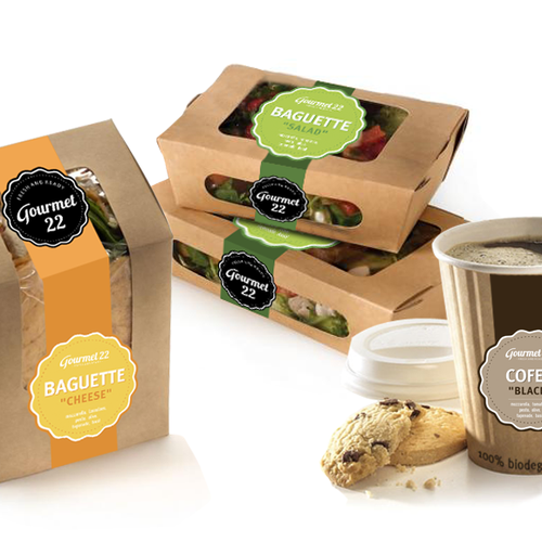 Label Design for Gourmet Food Design by neptuno