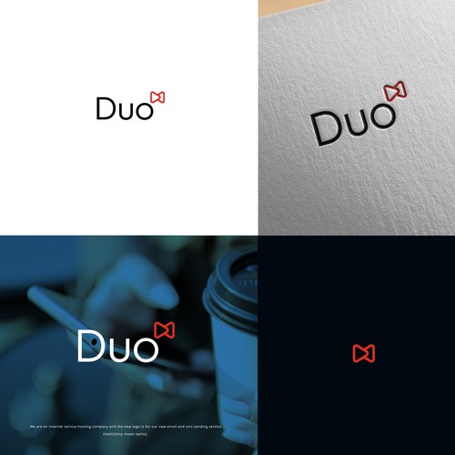 Duo | New Email+SMS service provider Design by igorart5