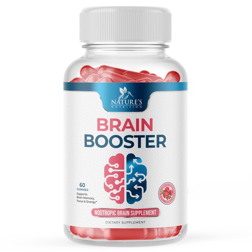 Brain Booster Supplement Design Needed for Nature's Nutrition Design by UnderTheSea™