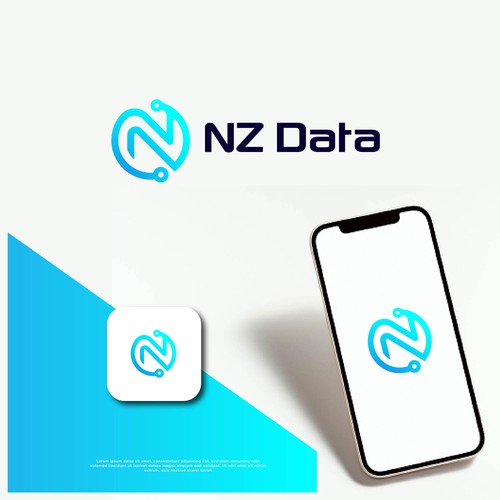 NZ Data New Branding Design by Kaveesha Arts