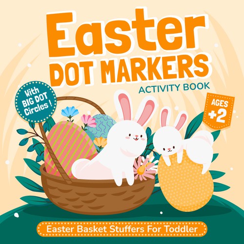 Easter Coloring Activity Book For Kids Design by chris alfeus