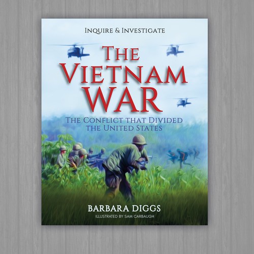 Book cover for the vietnam war | Book cover contest | 99designs