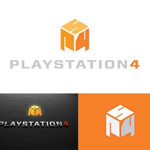 Community Contest: Create the logo for the PlayStation 4. Winner receives $500! Design by JUSTDONT