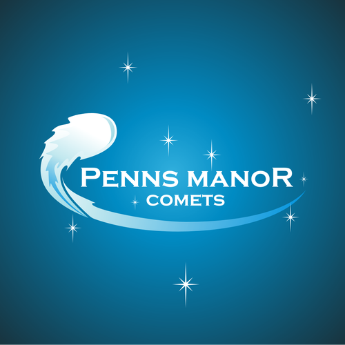 Create a Brand Logo for the 'Penns Manor Comets' with Comet logo! Diseño de Chua_PARK
