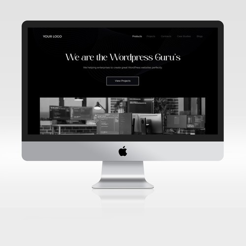 Website header for templates (Seen by Millions) Design by Amit.J