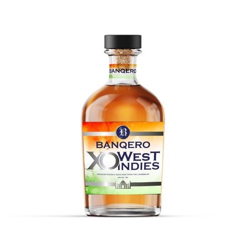 Design the labels of a whole new range of double aged RUM from the CARIBBEAN Diseño de Dimario Moretti