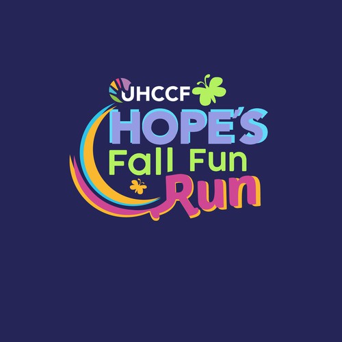 Fun logo for a Fall Themed 5K Run hosted by a charity Diseño de Owlman Creatives