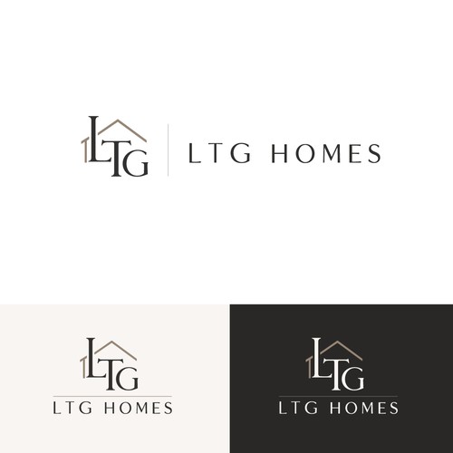 "LTG HOMES" winning Logo design