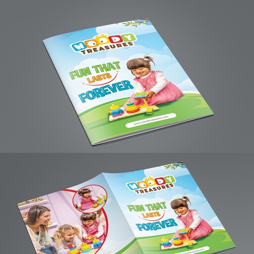 ATTRACTIVE CATALOG FOR EDUCATIONAL WOODEN CHILDREN'S TOYS Design by idea@Dotcom