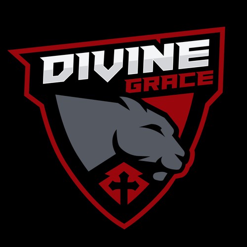 Diseño de Divine Grace Lutheran School Logo de B"n"W