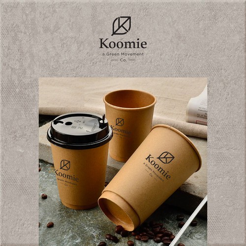 Design a minimalist logo for a eco friendly coffee cup Design by Aclectic