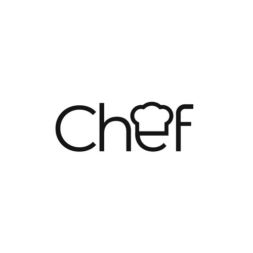 "CHEF": Food & Cooking Social Media Logo Design by Wanderline