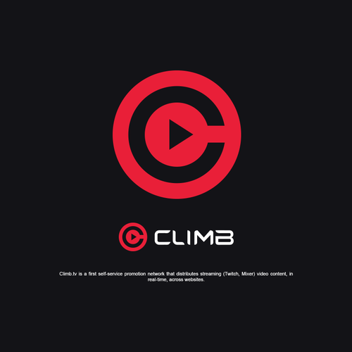 Logo redesign for live stream promotion network Design by Jacob Gomes