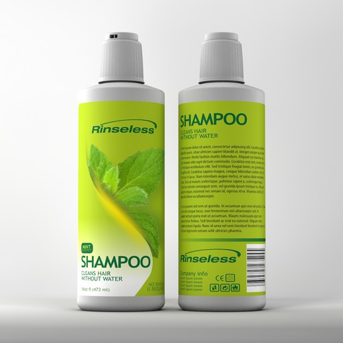 Design a Modern Shampoo Label Product label contest