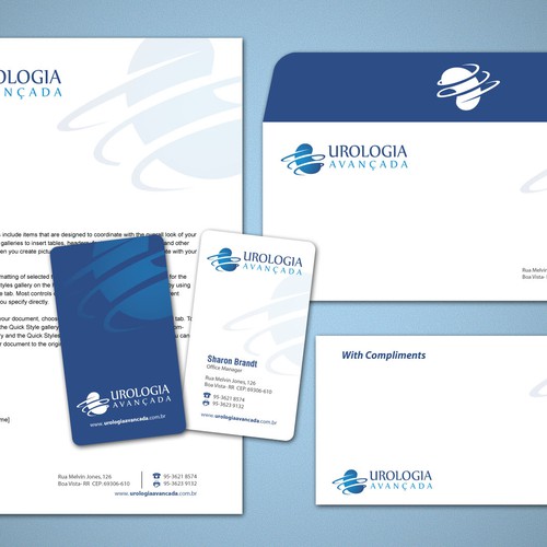 Create the next stationery for UROLOGIA AVANÇADA Design by Tcmenk