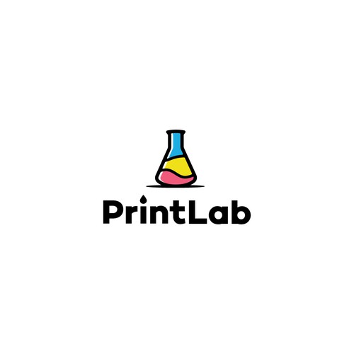 Request logo For Print Lab for business   visually inspiring graphic design and printing Design by SteffanDesign™