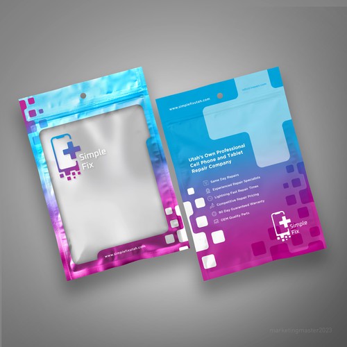 Simple Fix iPad Packaging Design Design by marketingmaster