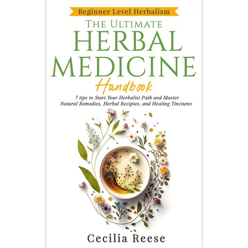 Powerful eye-catching cover for a beginners herbal medicine book Design by Aleaca