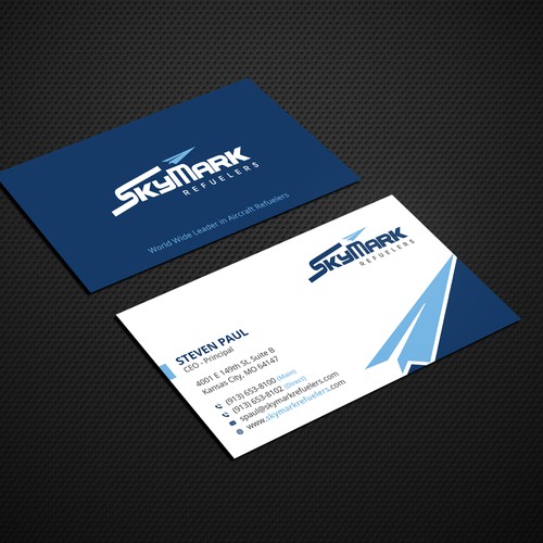 Need business card redesign for Aircraft Truck Fueling company Design by VIVID_Design.