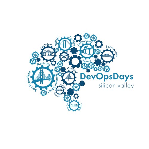 Creating a themed logo for DevOpsDays Silicon Valley Design von CSJStudios