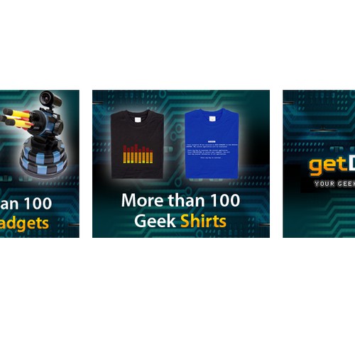 Transforming our existing banners to various formats Design by Deep Bluee