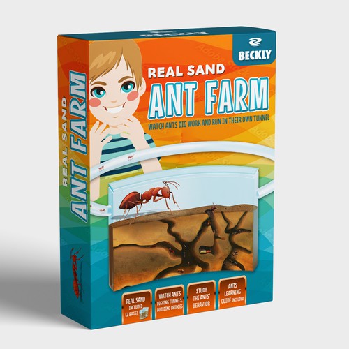 Eye Catching Ant Farm Box Design Design by Radmilica