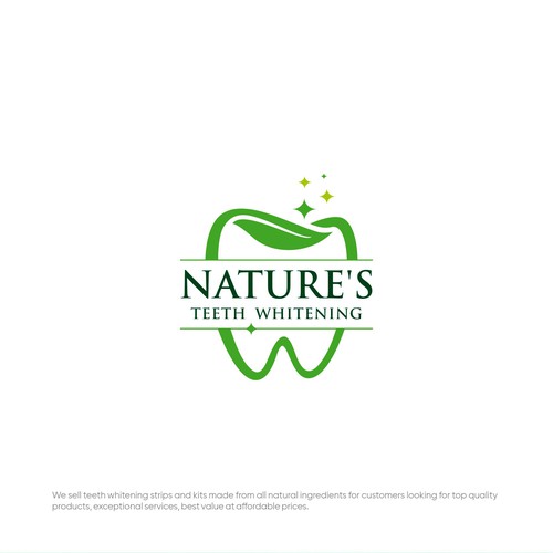 Nature's Teeth Whitening - Needs a Natural Company Logo Design by AGNDesign