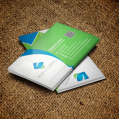 Business Card to represent THREE Service Divisions Design by Twin Ashek Masum