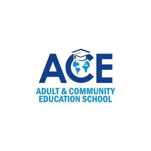 ACE School logo Design by Warnaihari