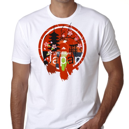 WANTED T-shirt design for 99designs JAPAN Design von Novagrafika