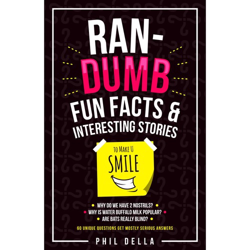 Ran-Dumb Fun Facts Book Cover Design by Syarif HC