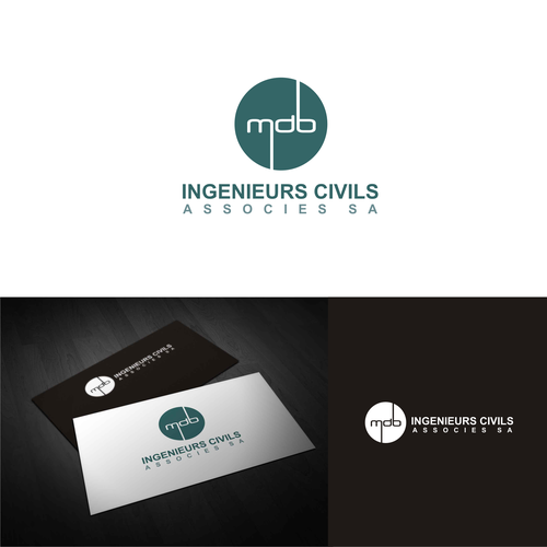 コンペ「Creation of a modern and design logo for a civil engineering office」のデザイン by blue_savannaさん 