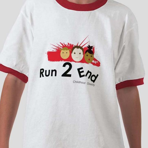 Run 2 End : Childhood Obesity needs a new logo Design por Nadsi