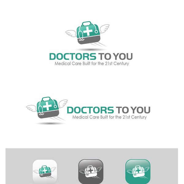 Design by sakuraberry titled "Doctors To You - Medical Care Built for the 21st Century"